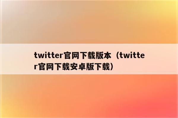 Twitter推广工具推荐提升运营效率的利器 (twitter)